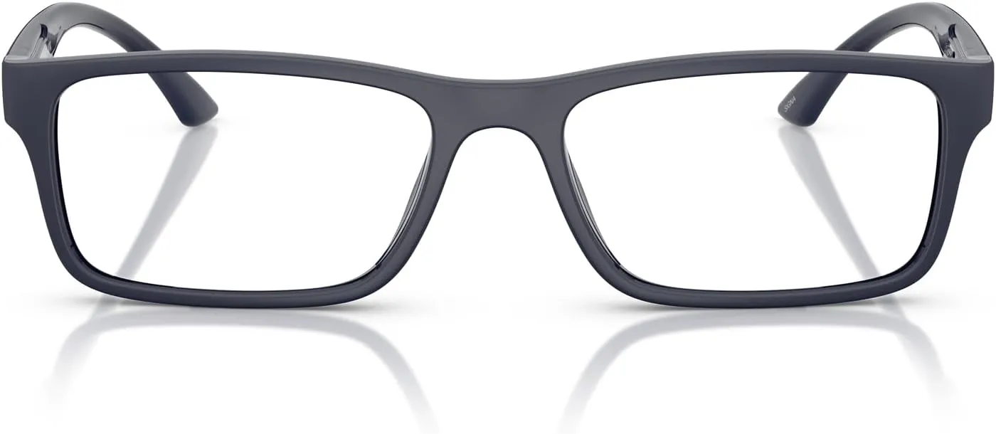 ARNETTE Men's An7275u Signa Universal Fit Rectangular Prescription Eyewear Frames
