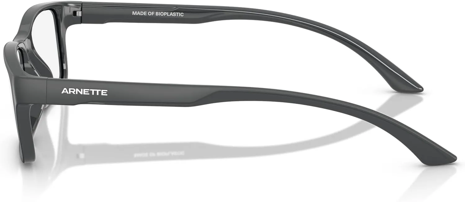 ARNETTE Men's An7275u Signa Universal Fit Rectangular Prescription Eyewear Frames