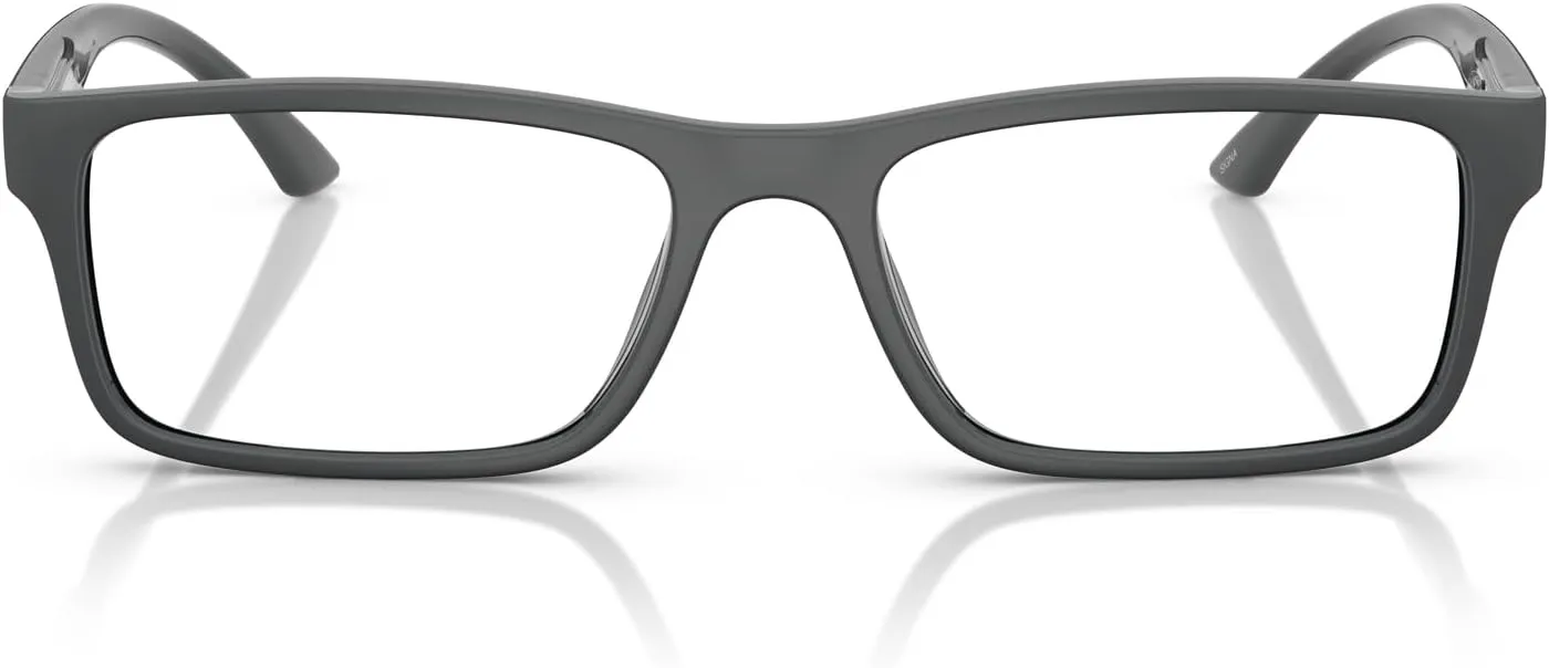ARNETTE Men's An7275u Signa Universal Fit Rectangular Prescription Eyewear Frames
