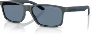 ARNETTE Unisex Sunglasses Rubber Black Frame, Polarized Dark Grey Lenses, 58MM