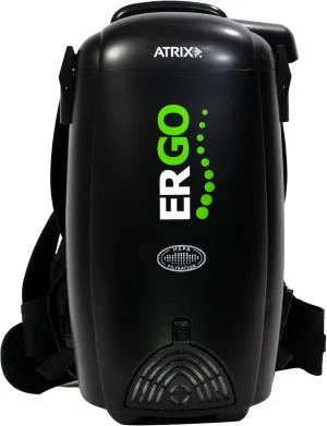 Atrix VACBP10 HEPA Backpack Vacuum with Additional Filters, Premium Bundle, Black