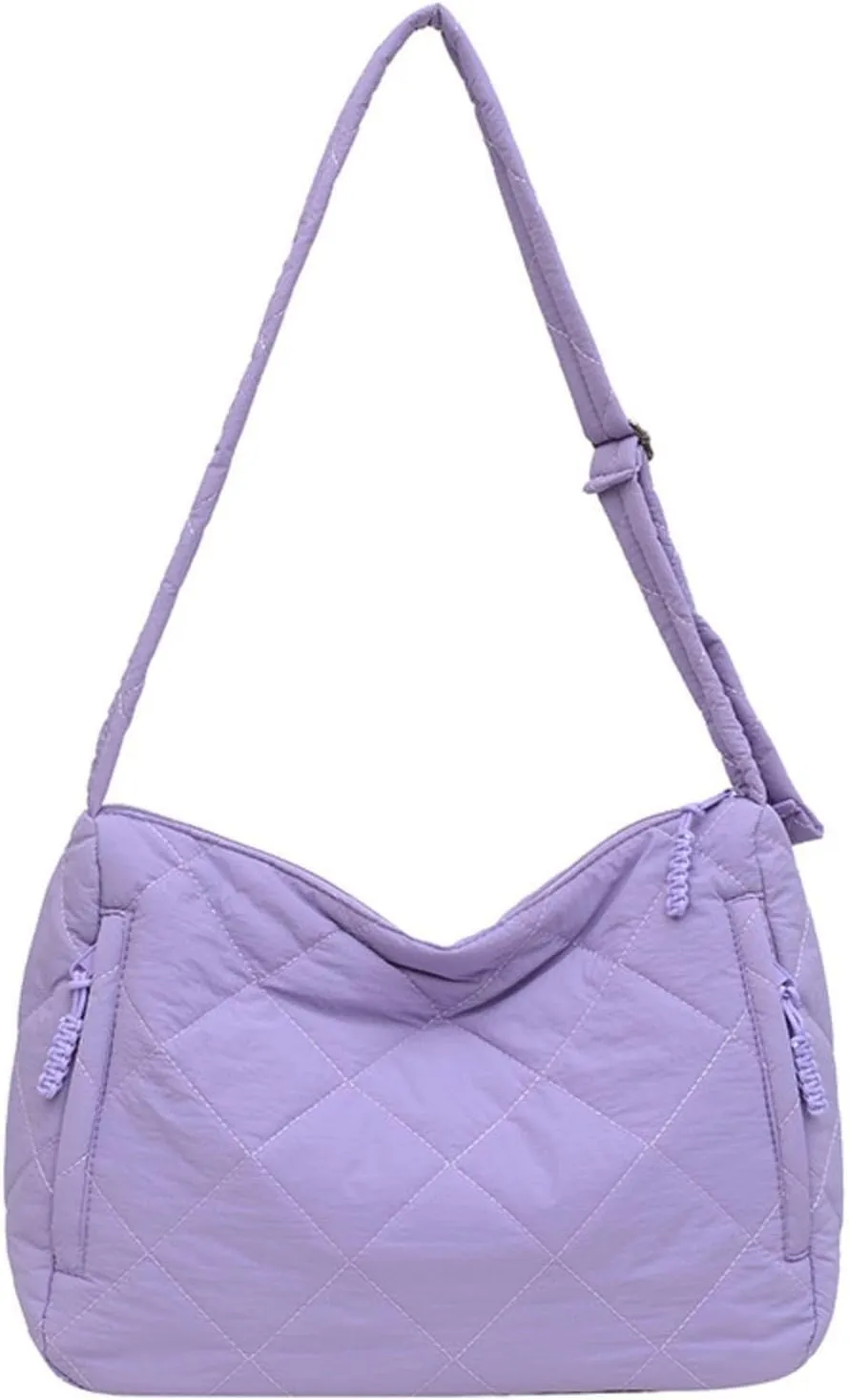 Autumn and winter new cotton-padded bag female minority Ring-girdle full shoulder oblique span bag large capacity