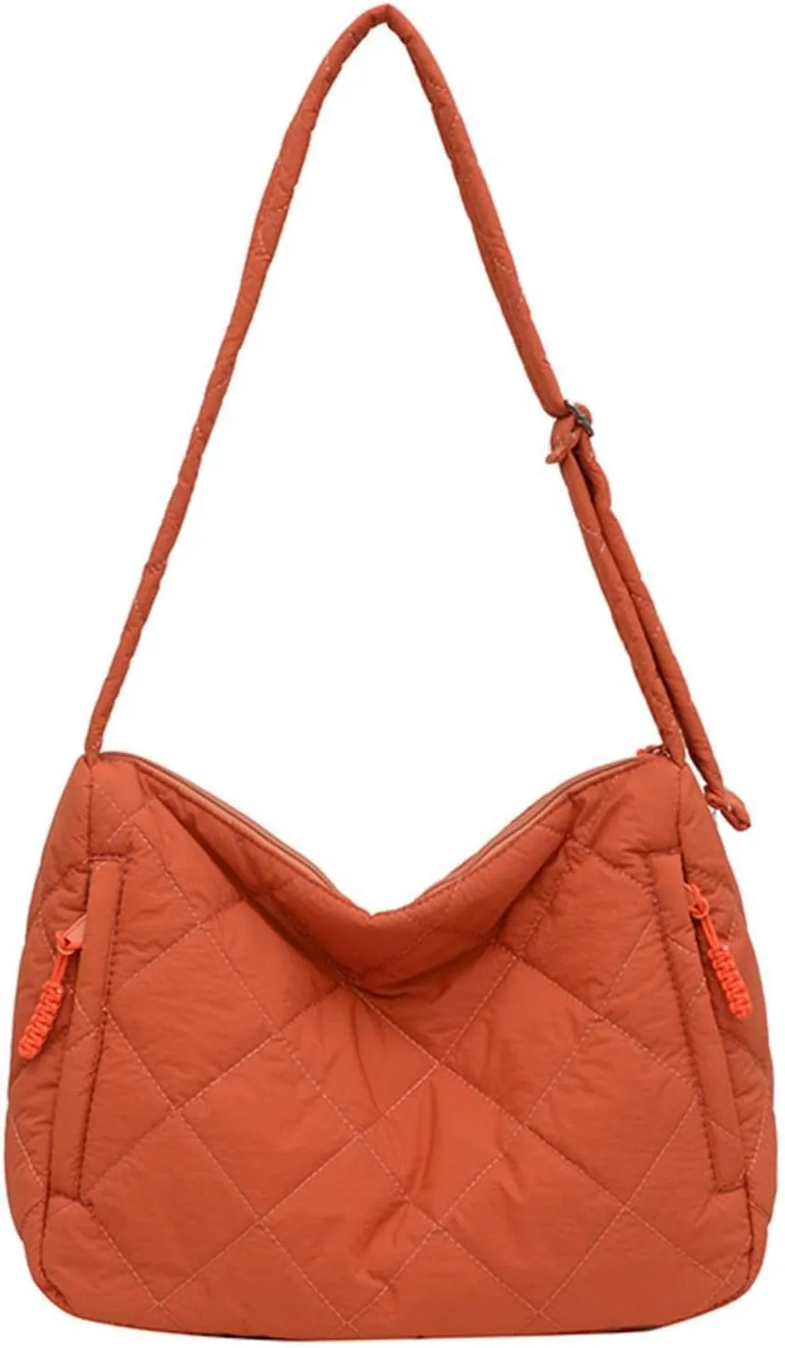 Autumn and winter new cotton-padded bag female minority Ring-girdle full shoulder oblique span bag large capacity