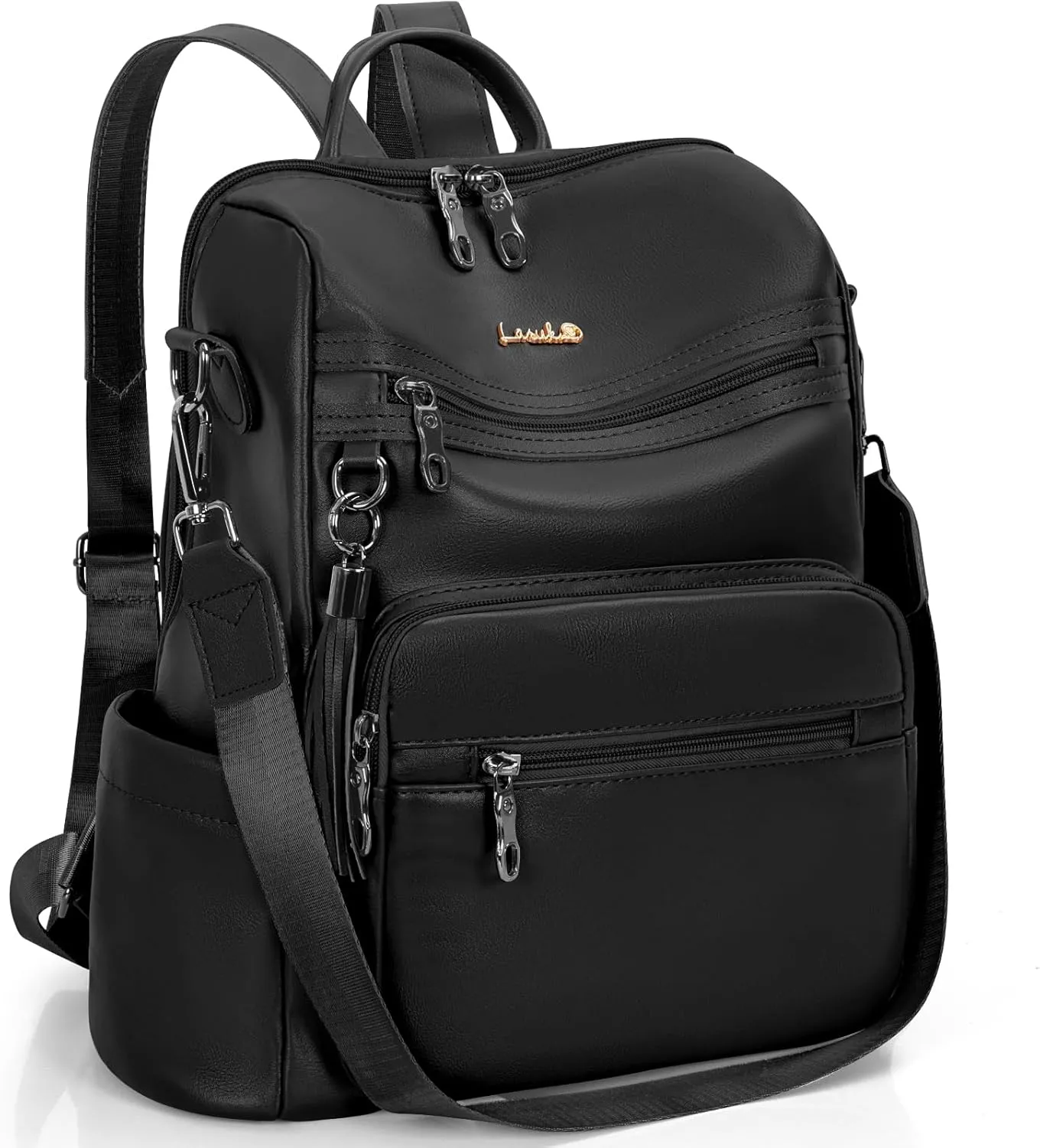 Backpack Purse for Women Travel Convertible Shoulder Tassel Bag Ladies Work Travel Handbags