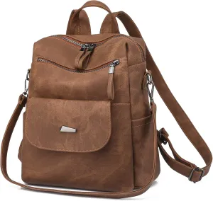 Backpack Purse for Women, Women Backpack Purse Small Leather Waterproof Anti-theft Shoulder Bags Handbags Ladies