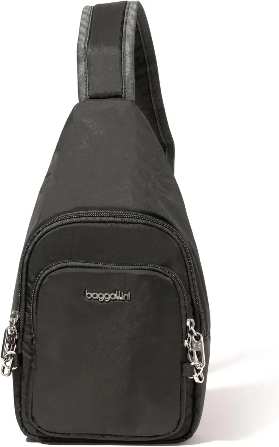 Baggallini Anti-Theft Daytripper Sling 7x12 Crossbody Travel Safe Bag W/Securtex Locking Zippers, Slash-Resistant & RFID