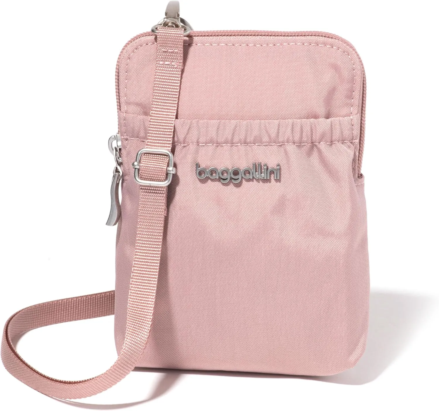 Baggallini Bryant Pouch Small Crossbody Bag for Women - Phone Purse with Crossbody Strap - Lightweight Crossbody Pouch