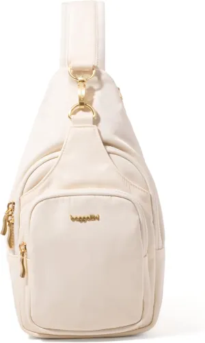 Baggallini Central Park Sling-12x7 Sling Crossbody Bag with Convertible Adjustable Shoulder Strap