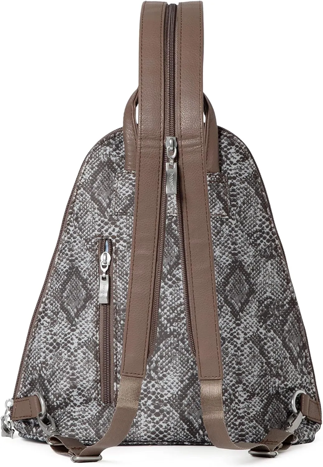 Baggallini Metro Backpack with RFID Phone Wristlet - 9x11 Convertible Sling Bag for Women with Adjustable Shoulder Straps