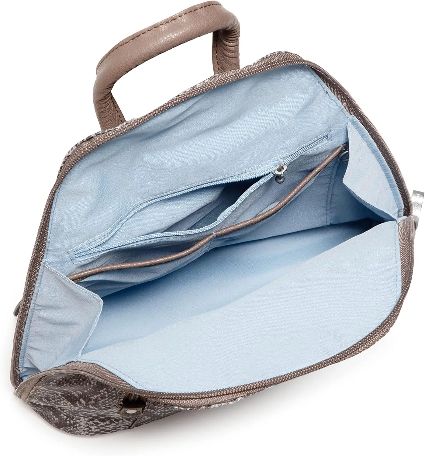 Baggallini Metro Backpack with RFID Phone Wristlet - 9x11 Convertible Sling Bag for Women with Adjustable Shoulder Straps