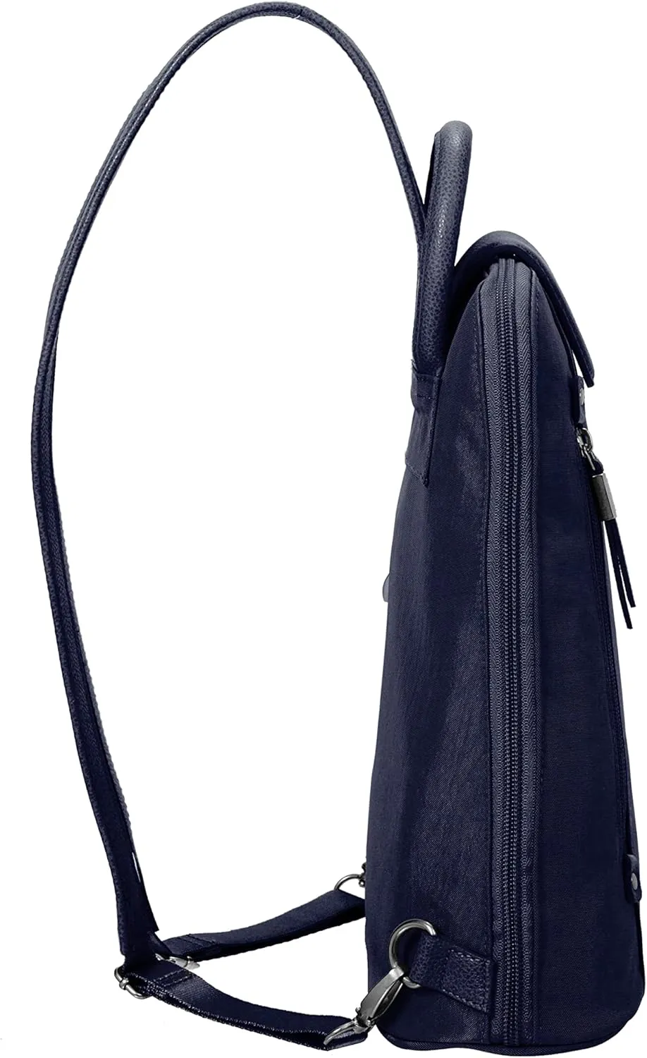 Baggallini Metro Backpack with RFID Phone Wristlet - 9x11" Convertible Sling Bag for Women with Adjustable Shoulder Straps