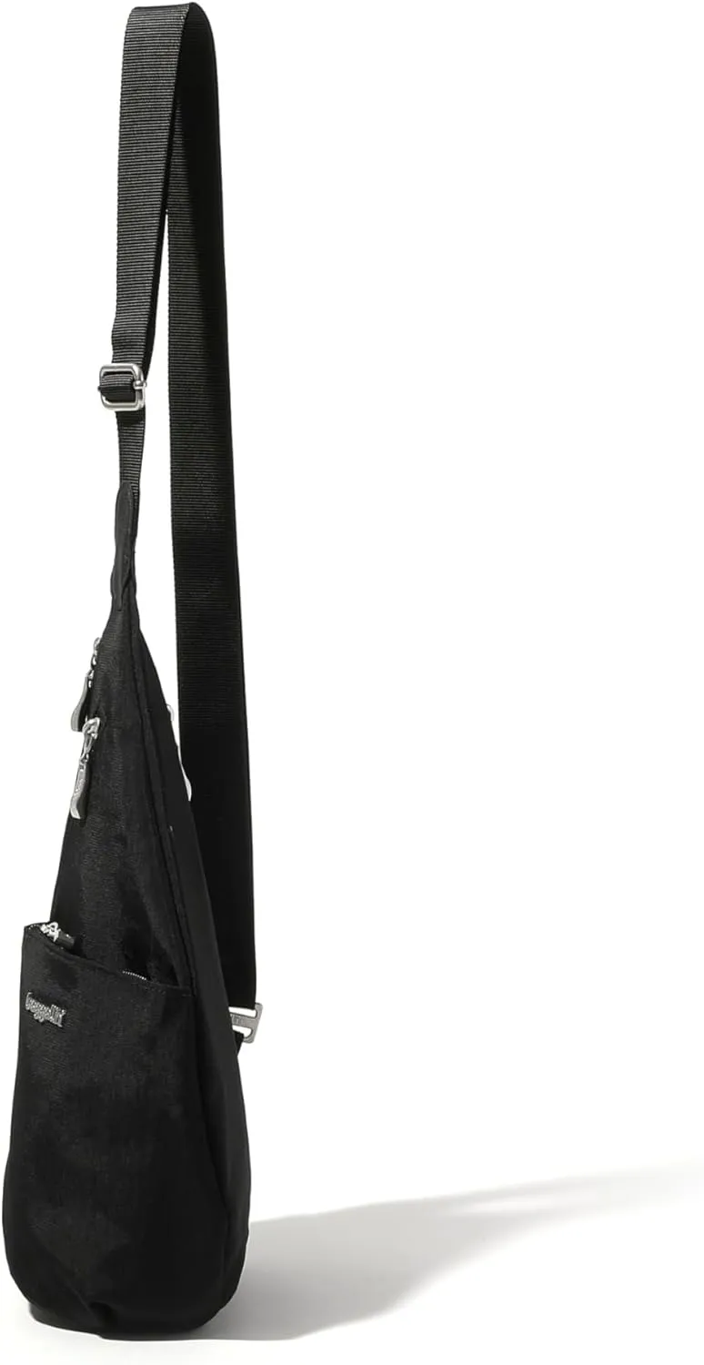 Baggallini Mini Sling - 12x7 Sling Crossbody Bag Backpack with Adjustable Shoulder Strap