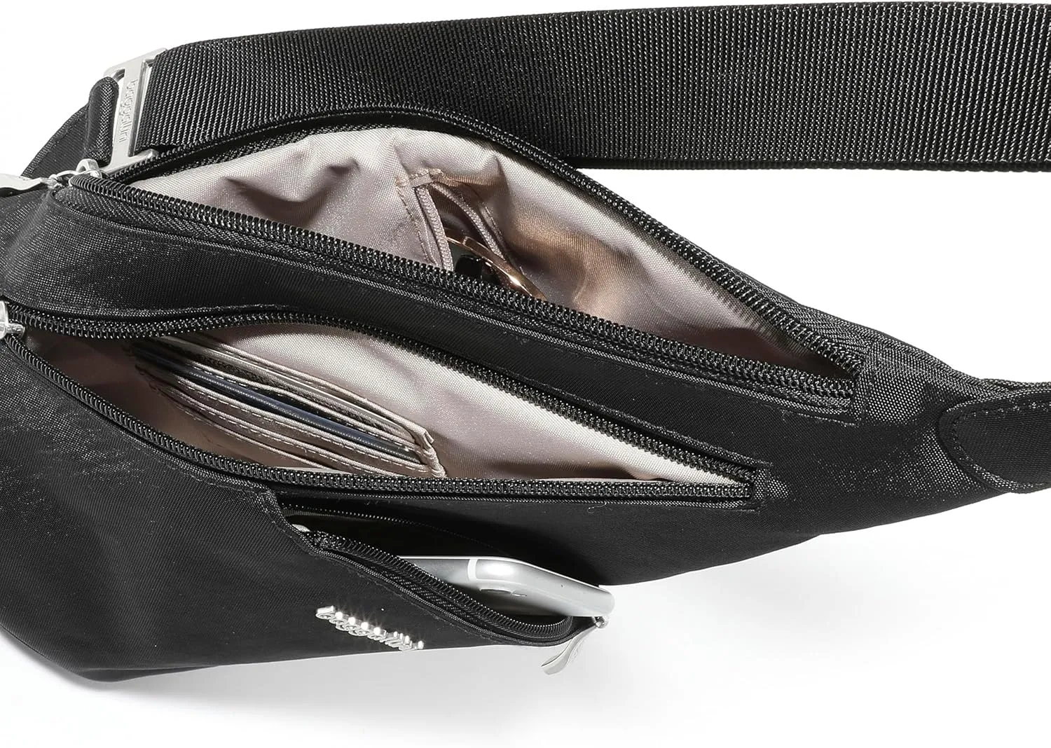 Baggallini Mini Sling - 12x7 Sling Crossbody Bag Backpack with Adjustable Shoulder Strap