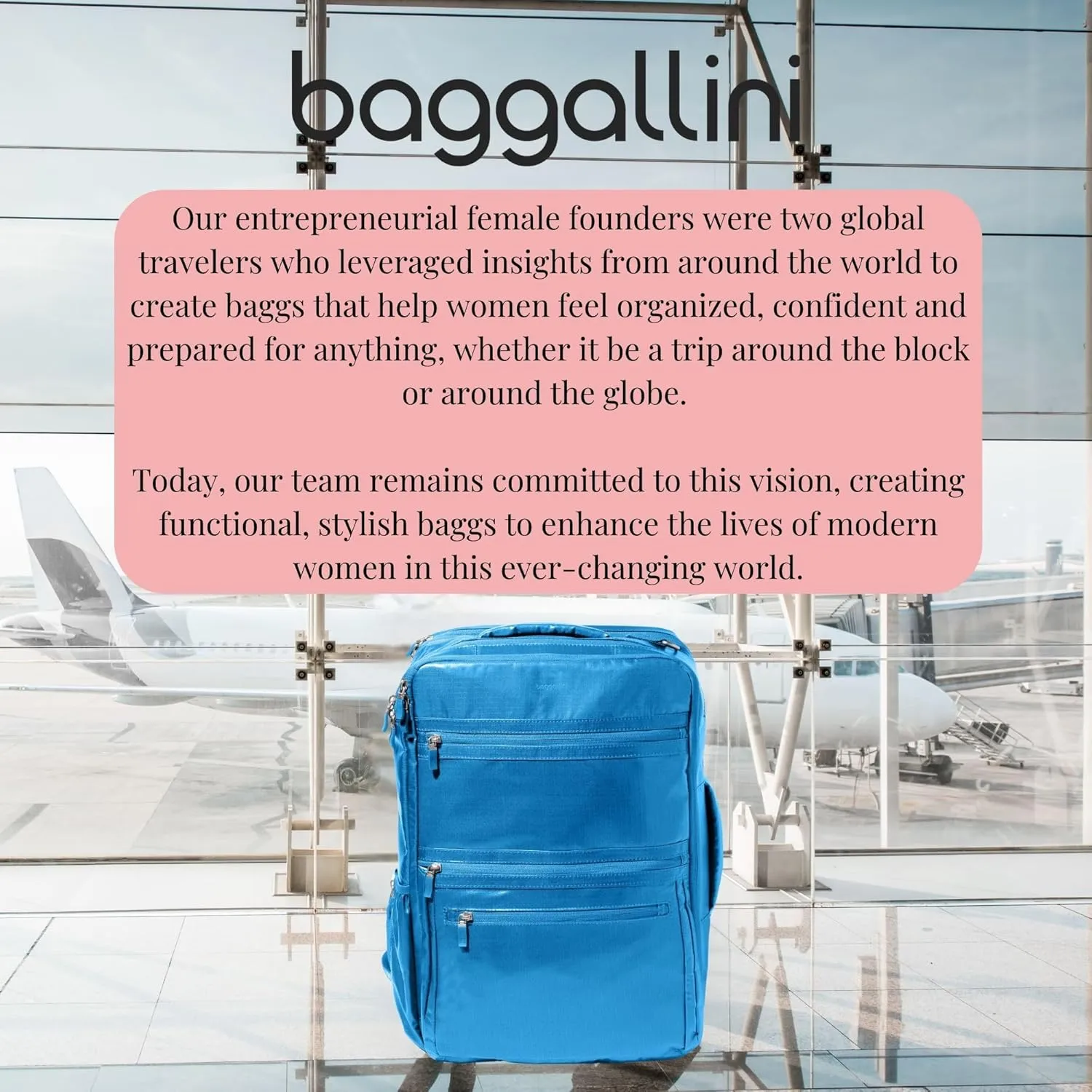 Baggallini Modern Convertible Travel Backpack