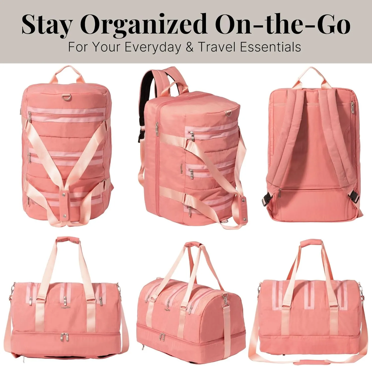 Baggallini Multizip Convertible Duffel