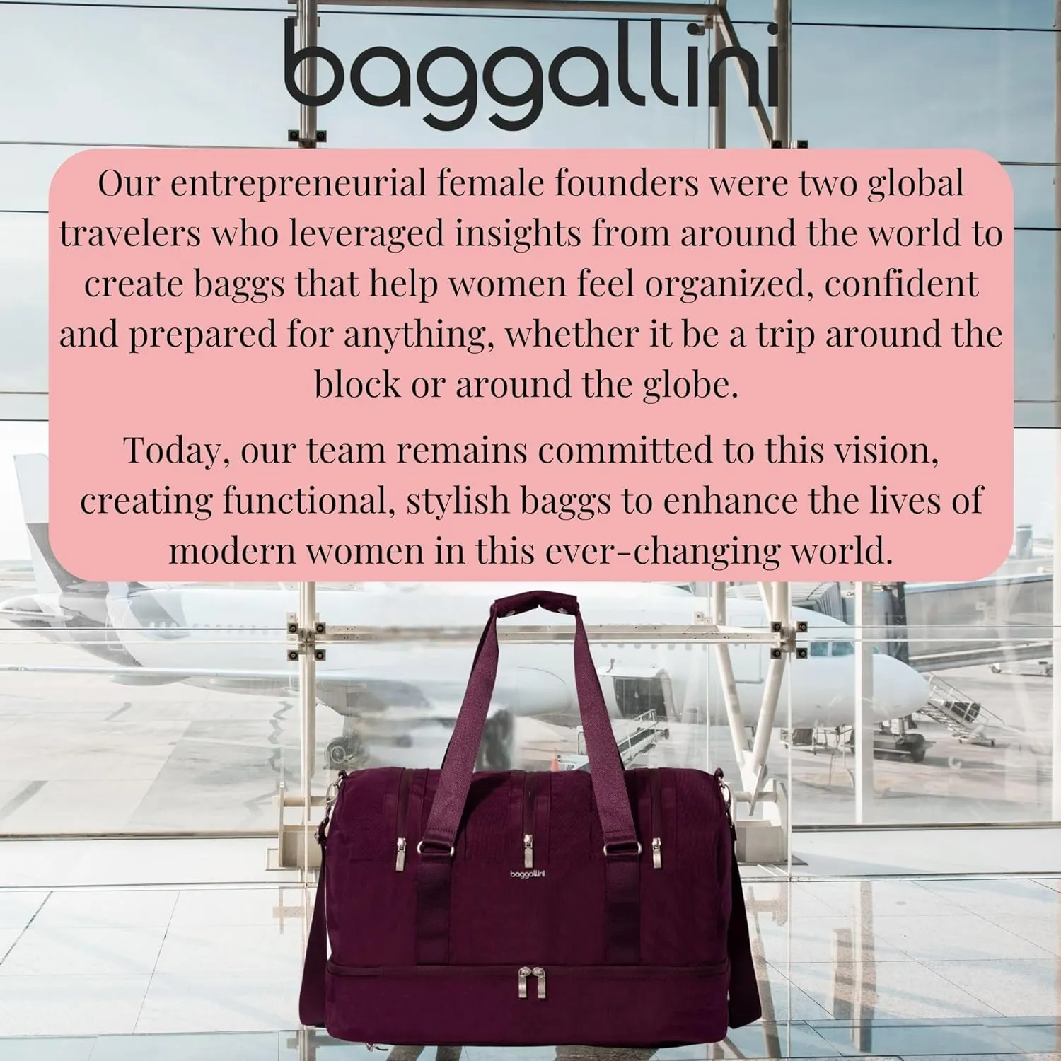 Baggallini Multizip Convertible Duffel