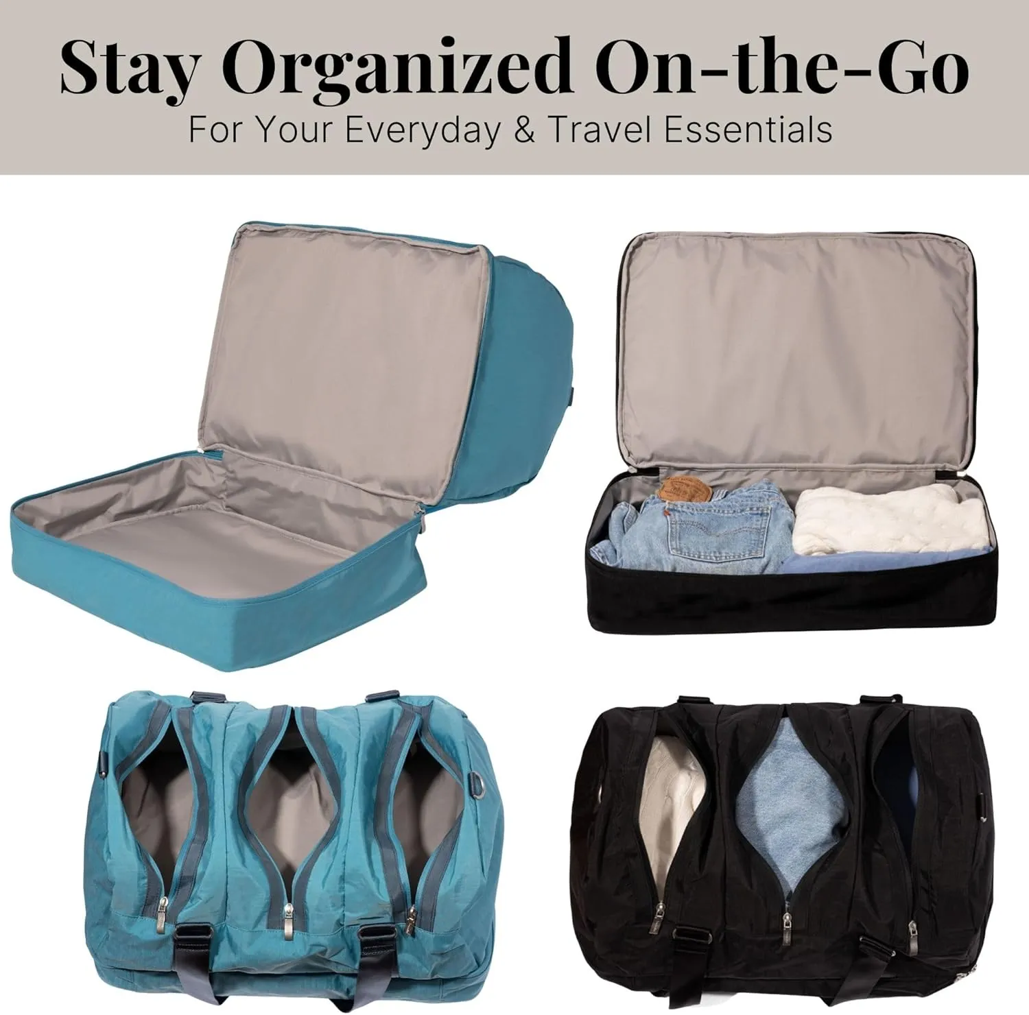 Baggallini Multizip Convertible Duffel