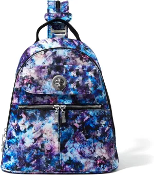 Baggallini Naples Convertible Small Daypack Sling Crossbody, Black Opal