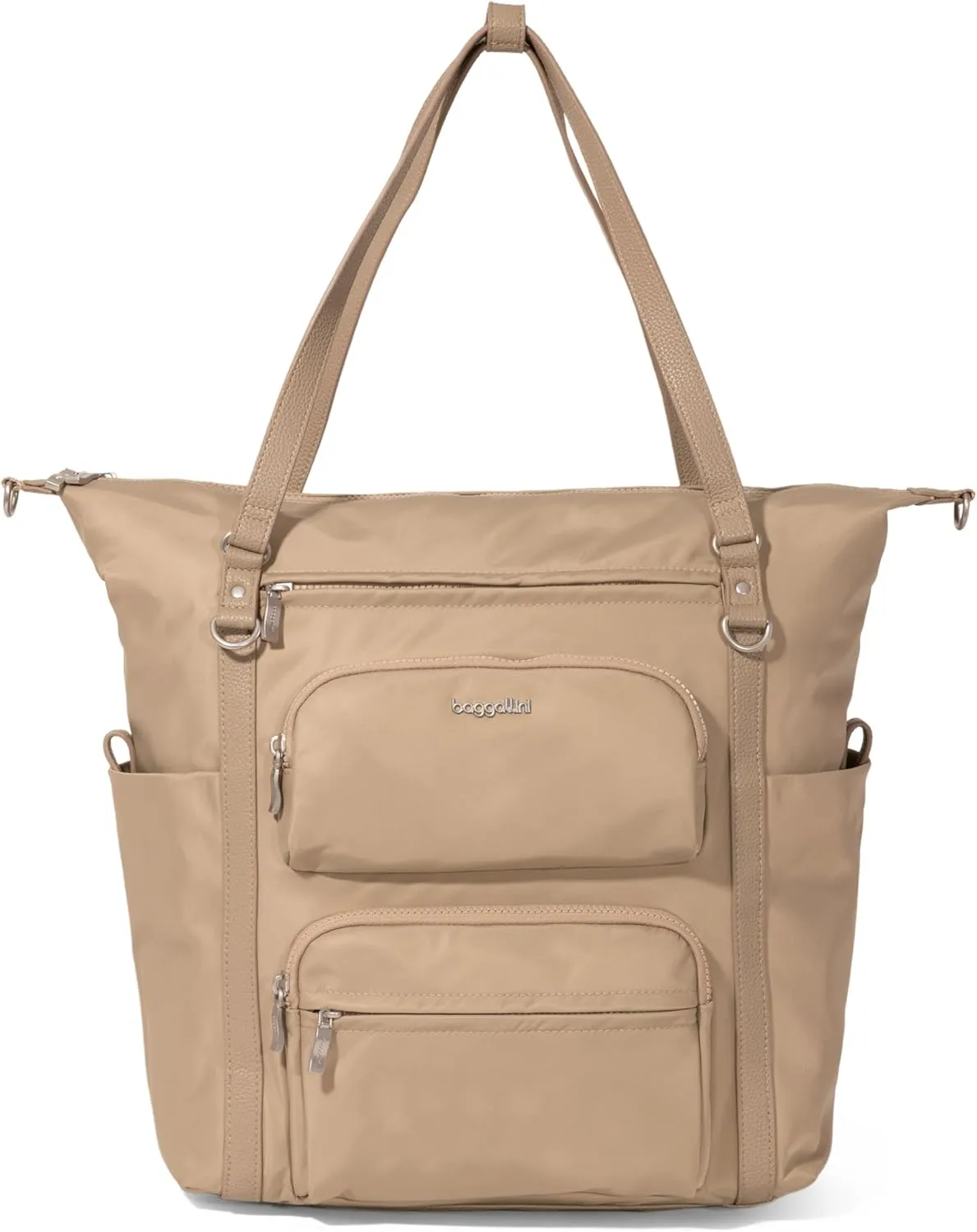 Baggallini Nolita Convertible Backpack - 14x11 Inch Travel Backpack with 16 Inch Laptop Sleeve - Lightweight Luggage Backpack