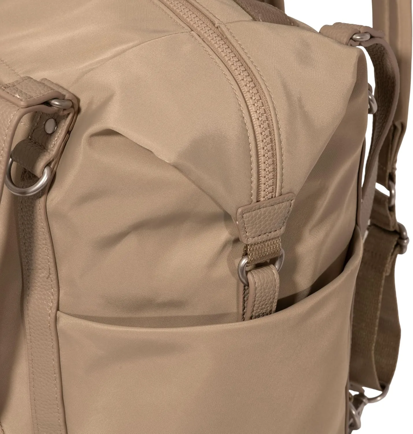 Baggallini Nolita Convertible Backpack - 14x11 Inch Travel Backpack with 16 Inch Laptop Sleeve - Lightweight Luggage Backpack