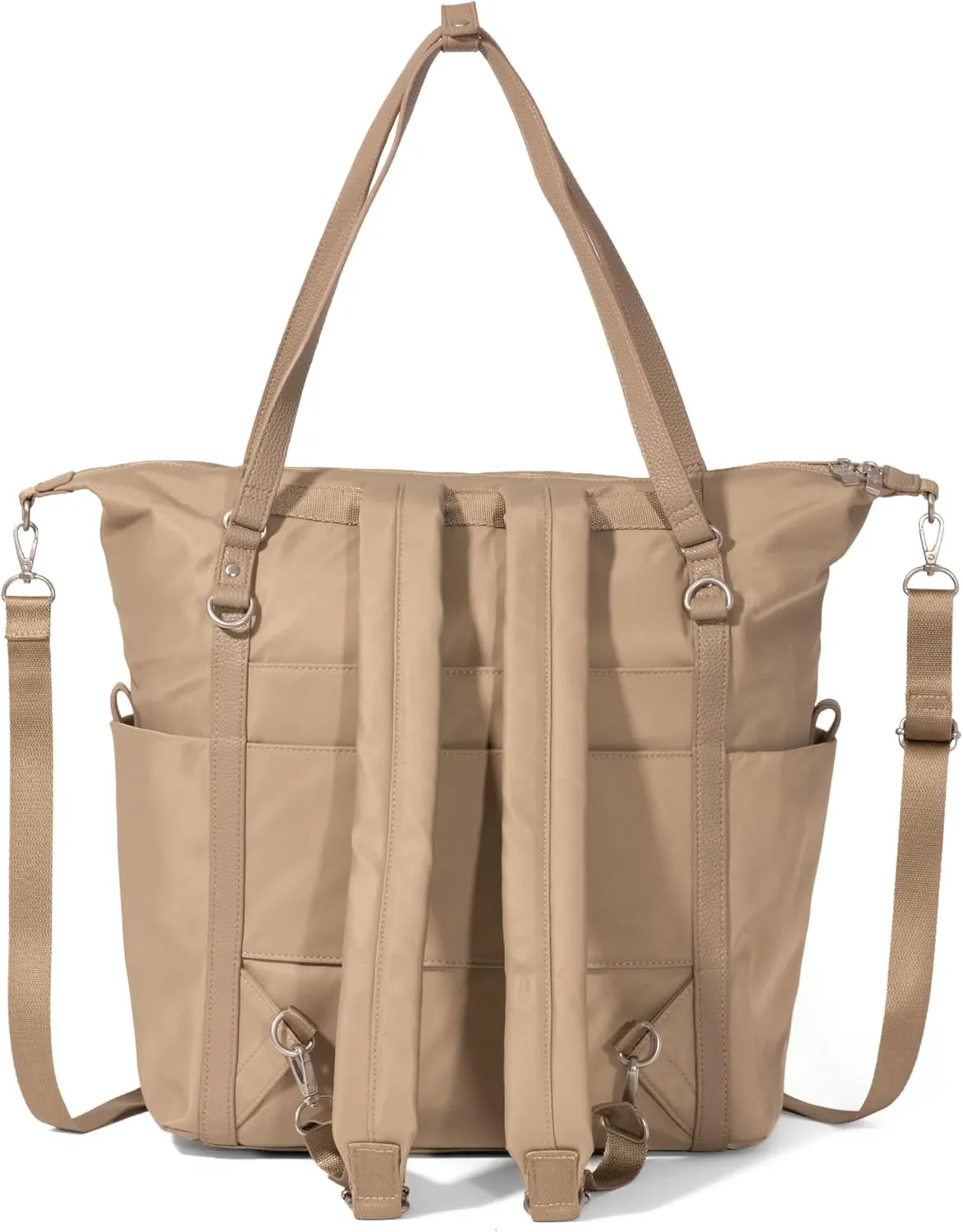 Baggallini Nolita Convertible Backpack - 14x11 Inch Travel Backpack with 16 Inch Laptop Sleeve - Lightweight Luggage Backpack