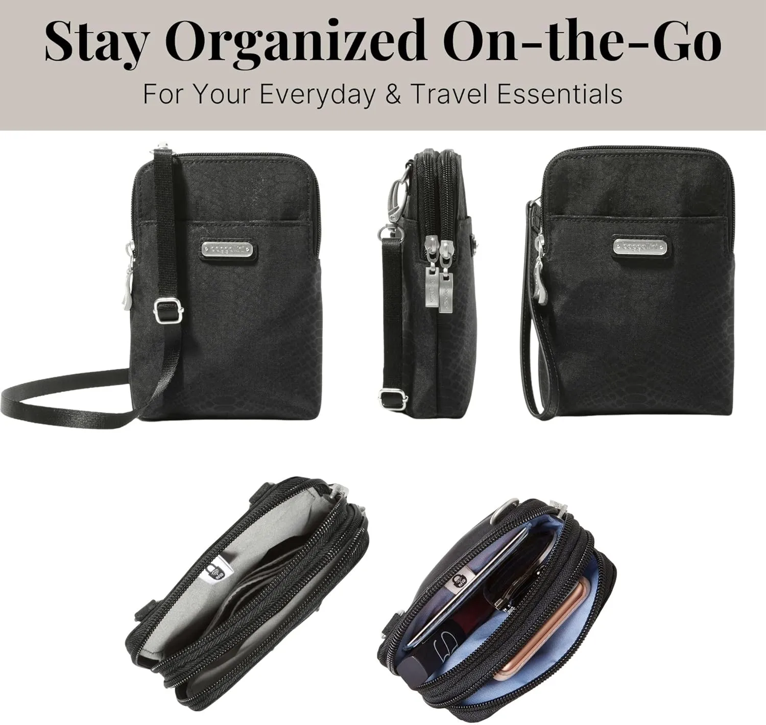 Baggallini Take Two Bryant RFID Crossbody Bag