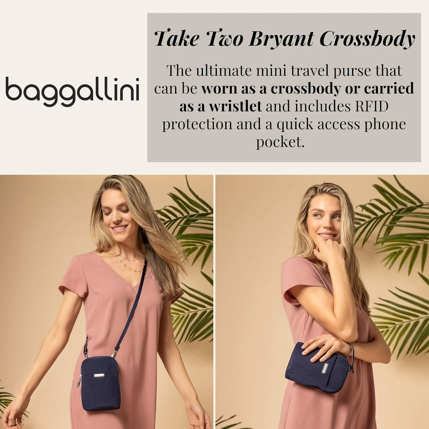 Baggallini Take Two Bryant RFID Crossbody Bag