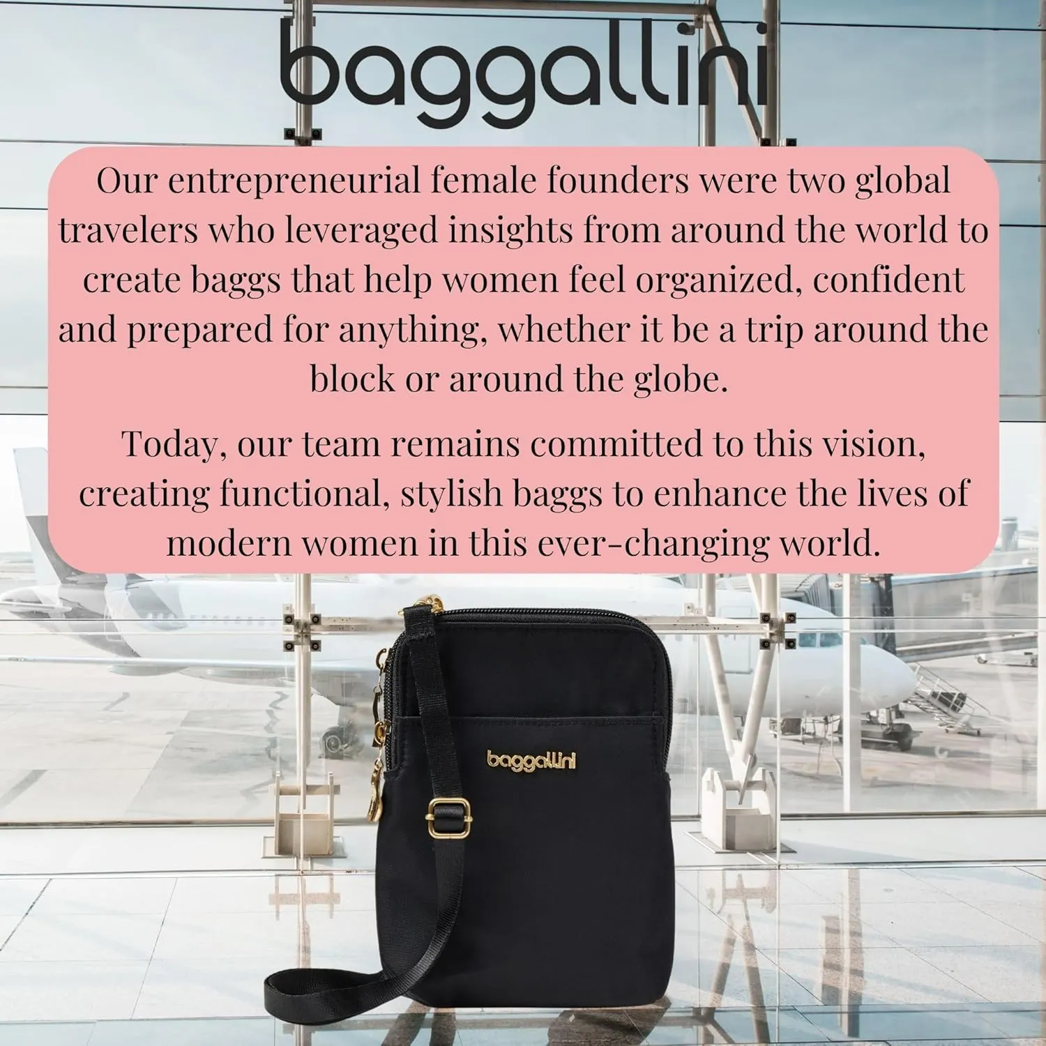Baggallini Take Two Bryant RFID Crossbody Bag