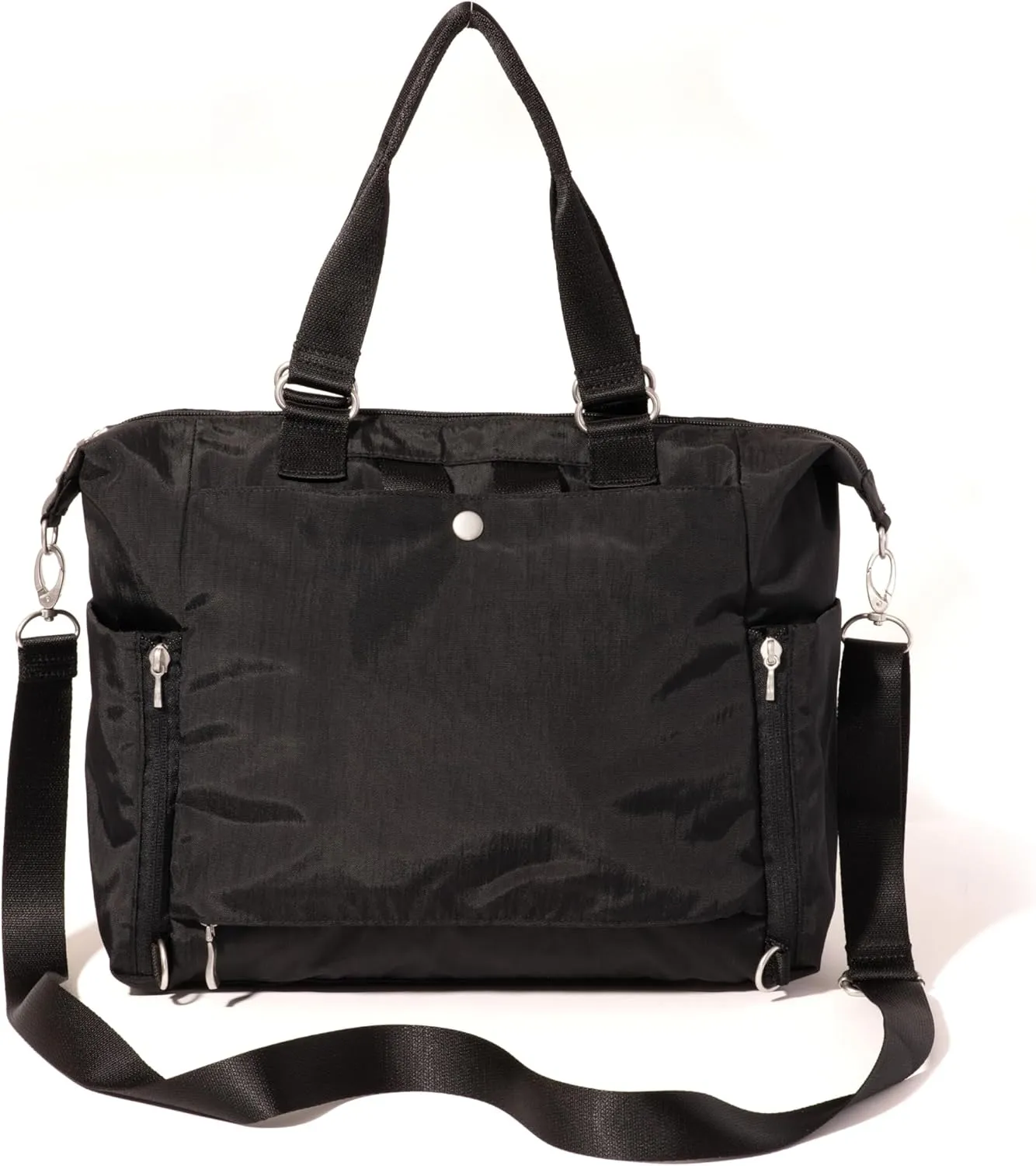 Baggallini Trifecta Convertible Backpack Crossbody Tote Bag-11x12 Lightweight Travel Bag W/RFID Phone Wristlet