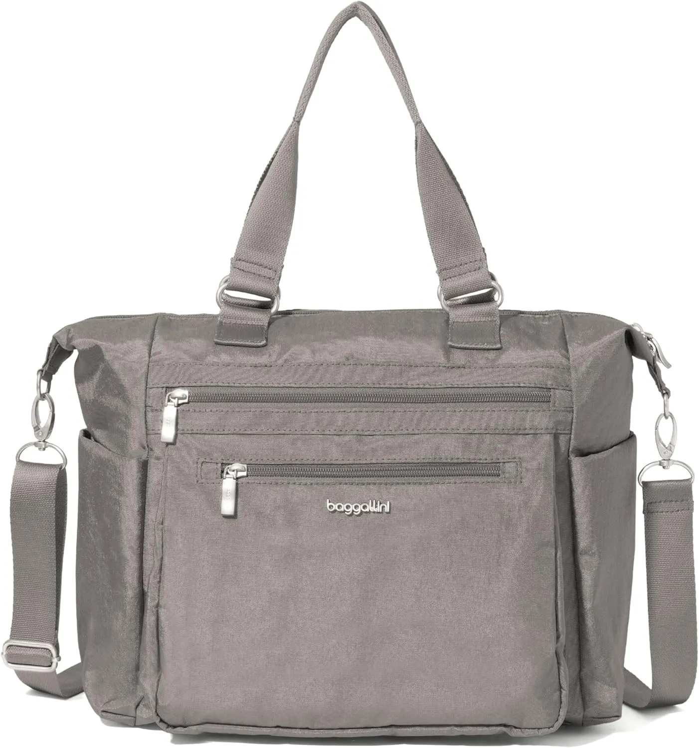 Baggallini Trifecta Convertible Backpack Crossbody Tote Bag-11x12 Lightweight Travel Bag W/RFID Phone Wristlet
