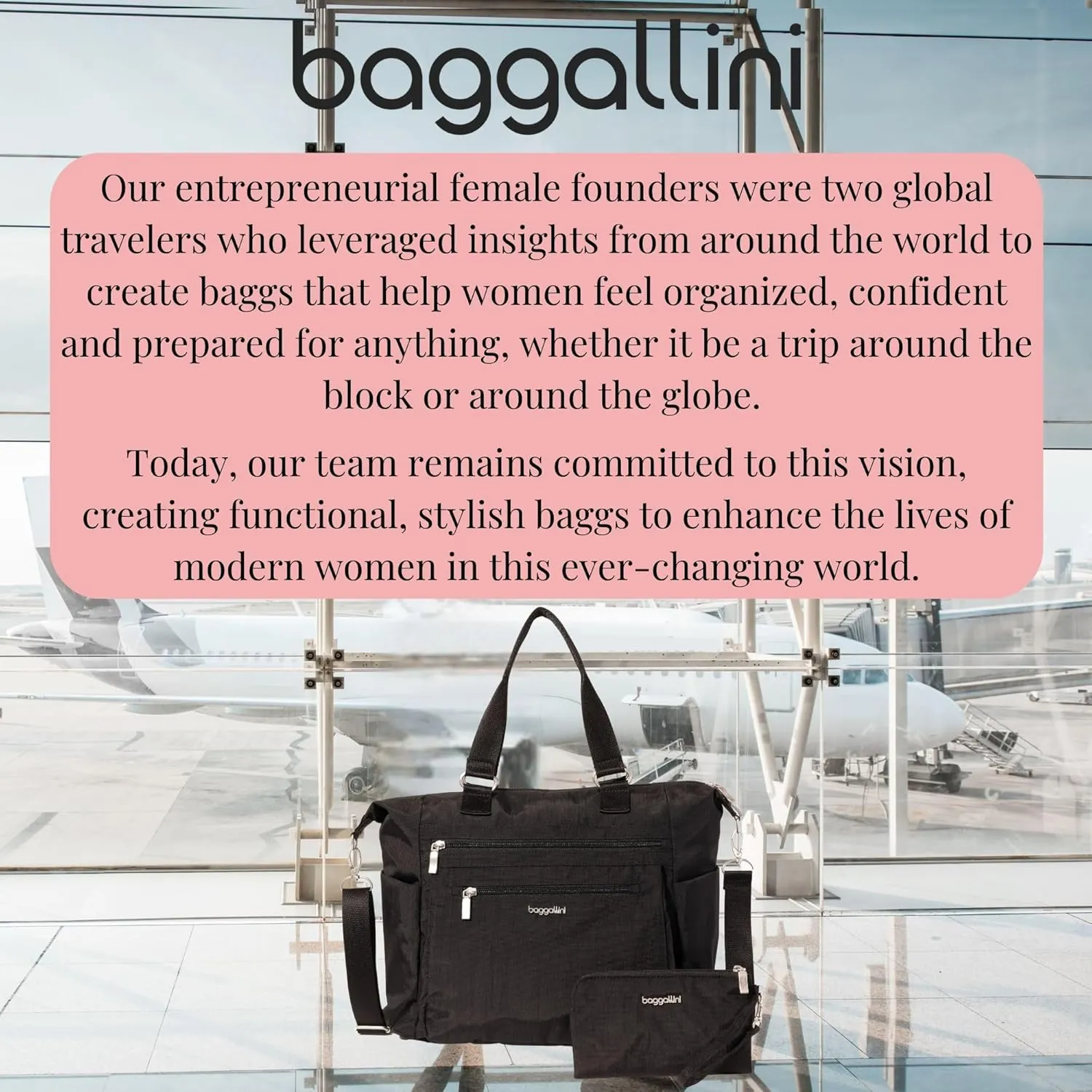 Baggallini Trifecta Convertible Backpack Crossbody Tote Bag-11x12 Lightweight Travel Bag W/RFID Phone Wristlet