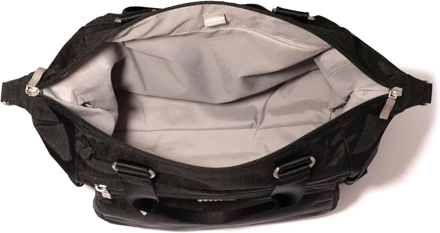 Baggallini Trifecta Convertible Backpack Crossbody Tote Bag-11x12 Lightweight Travel Bag W/RFID Phone Wristlet