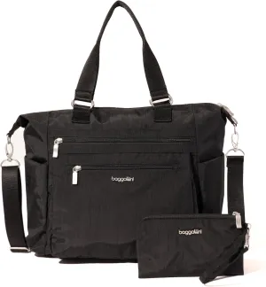 Baggallini Trifecta Convertible Backpack Crossbody Tote Bag-11x12 Lightweight Travel Bag W/RFID Phone Wristlet
