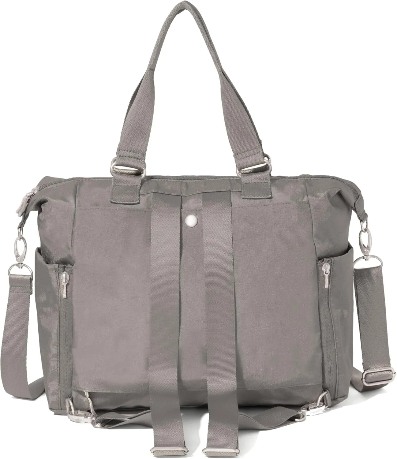 Baggallini Trifecta Convertible Backpack Crossbody Tote Bag-11x12 Lightweight Travel Bag W/RFID Phone Wristlet