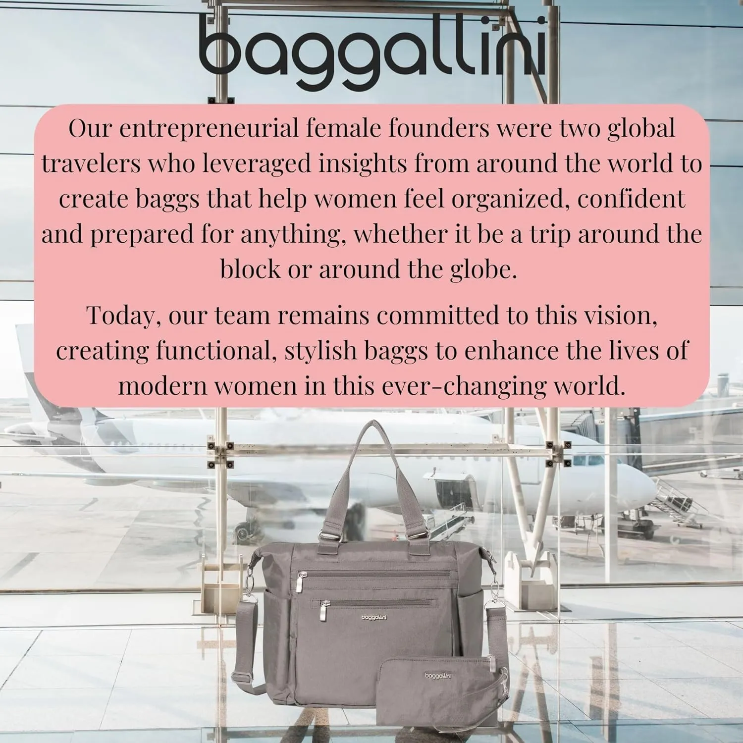 Baggallini Trifecta Convertible Backpack Crossbody Tote Bag-11x12 Lightweight Travel Bag W/RFID Phone Wristlet