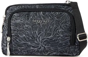 Baggallini Women Triple Zip Bag with Wallet