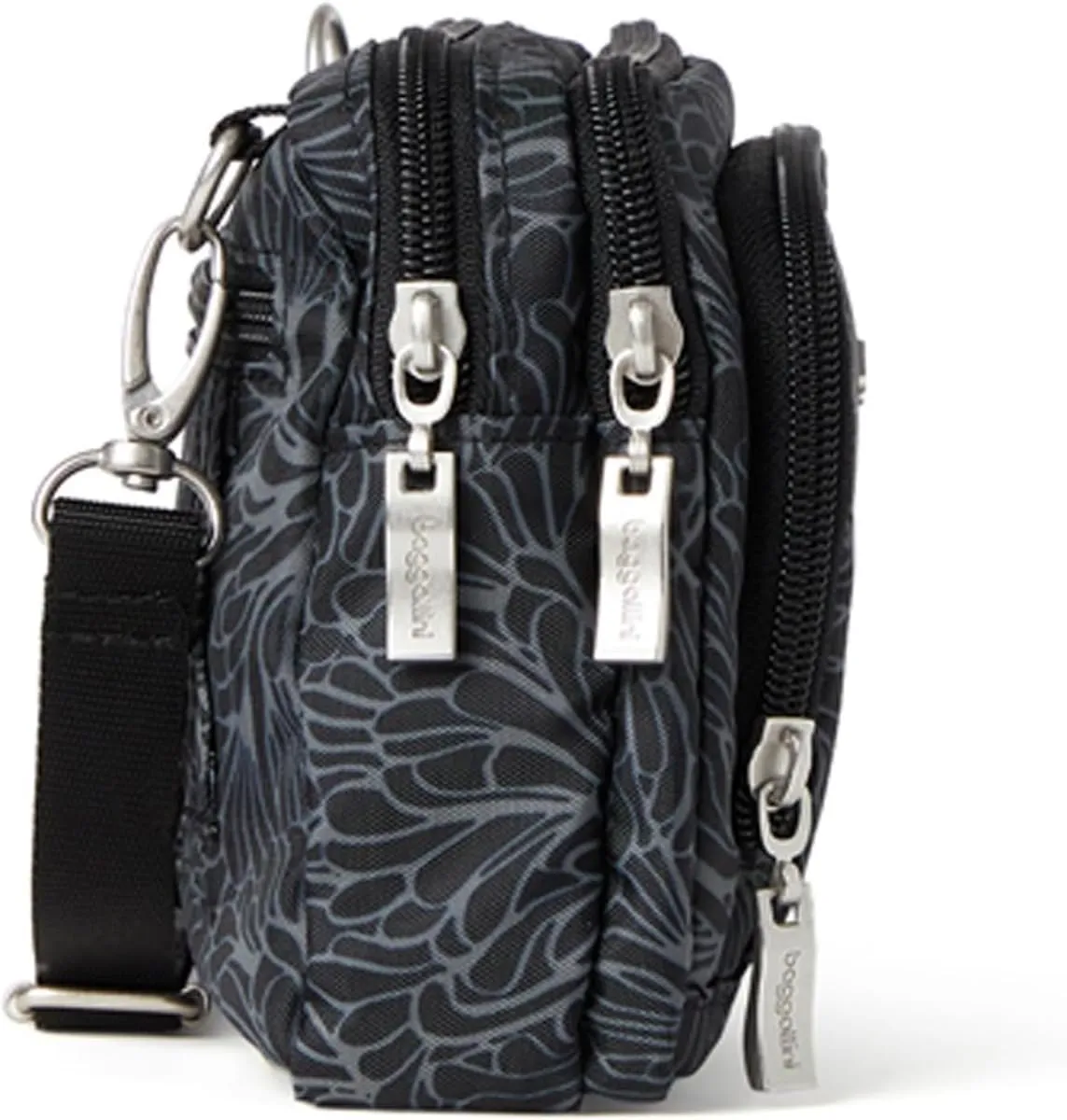Baggallini Women Triple Zip Bag with Wallet