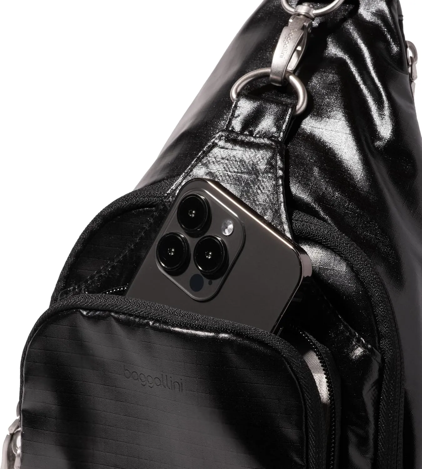 Baggallini Women's Central Park Sling 12"x7" Crossbody Bag W/Convertible Adjustable Shoulder Strap