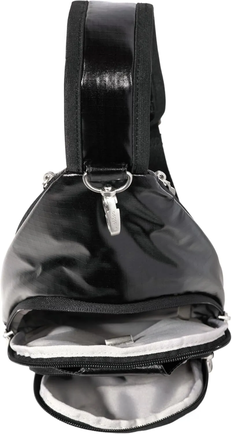 Baggallini Women's Central Park Sling 12"x7" Crossbody Bag W/Convertible Adjustable Shoulder Strap
