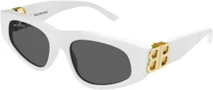 Balenciaga BB0095S White/Grey 53/19/135 women Sunglasses
