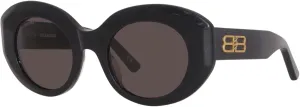 Balenciaga BB0235S Black/Grey 52/24/145 women Sunglasses