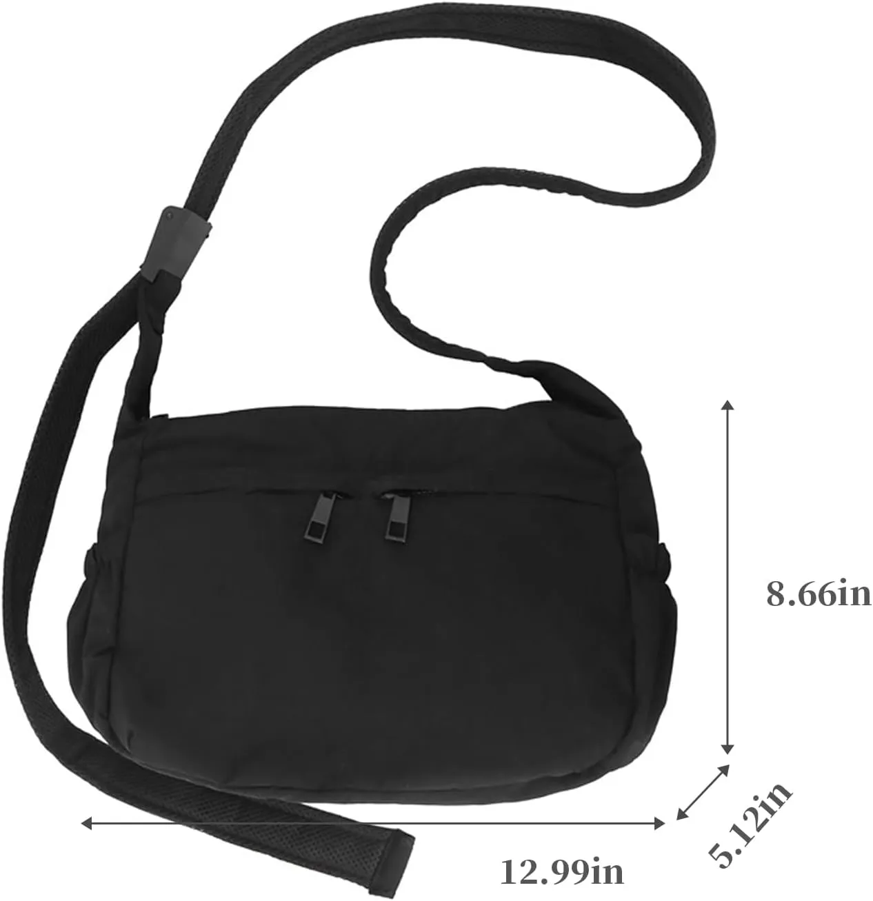 Barsine Crossbody Bag for Women Nylon Hobo Purses Shoulder Bag with Adjustable Strap for Traveling Workout