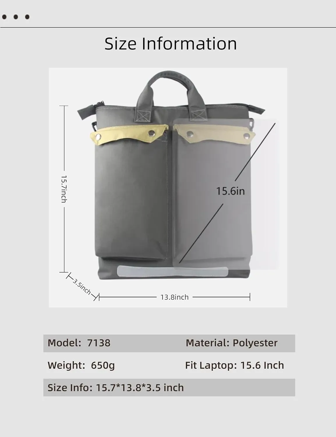 BASICPOWER Convertible Backpack Rucksack for Women and Men; Casual Waterproof Daypack Laptop Tote Bookbag for Work, College, Travel, Weekender and Everyday Use