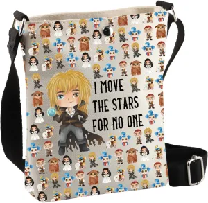 BDPWSS I Move The Stars For No One Sarah & Jareth Merchandise The Worm Fans Gift Goblin King Lover Crossbody Bags
