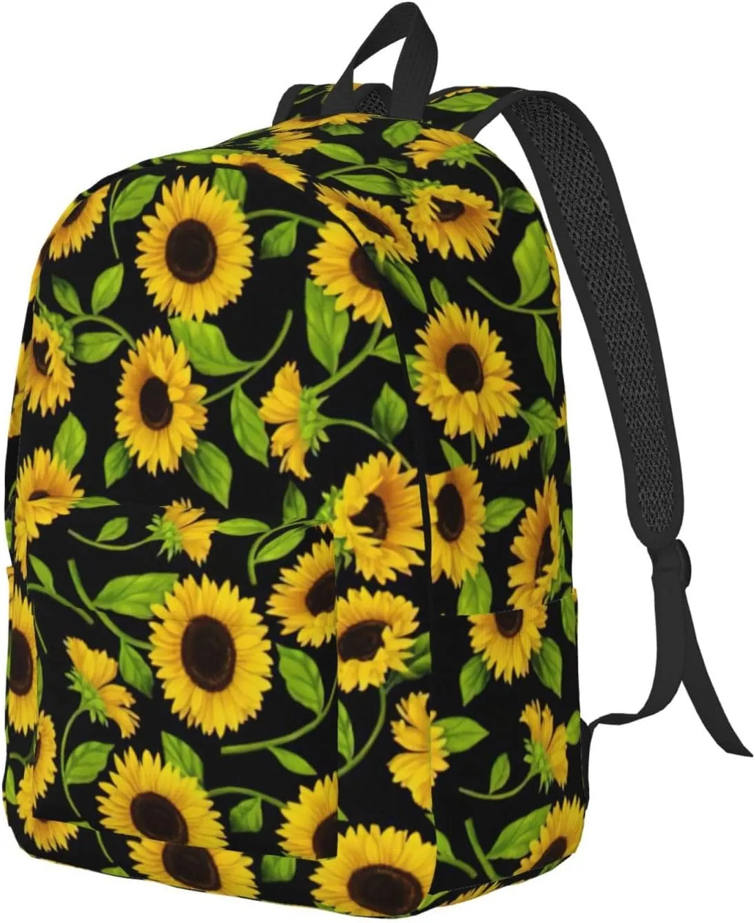Beautiful Sunflower Canvas Casual Lightweight Duffel Bag, Fashion Duffel Bag, Unisex Travel Backpack