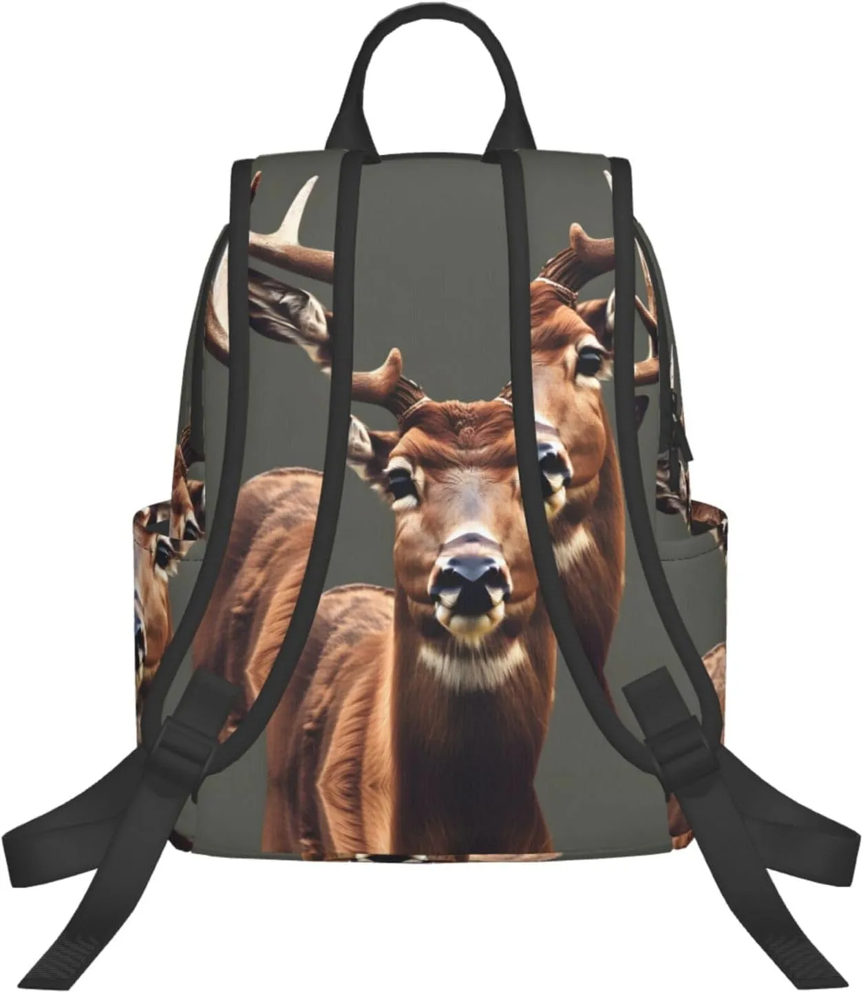 Beauty Deer print Lightweight Laptop Backpack Travel Daypack Bookbag for Women Men for Travel Work