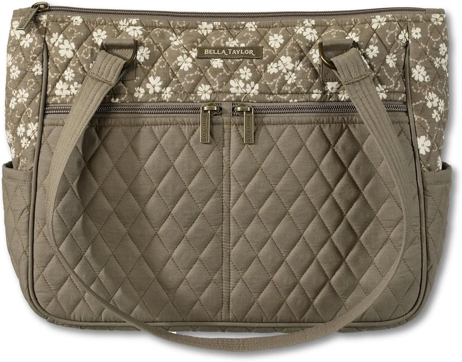 Bella Taylor Everyday Tote | Lightweight Quilted Fabric Handbags for Women