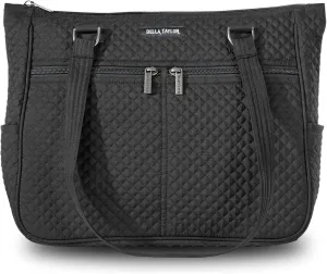 Bella Taylor Everyday Tote | Lightweight Quilted Fabric Handbags for Women