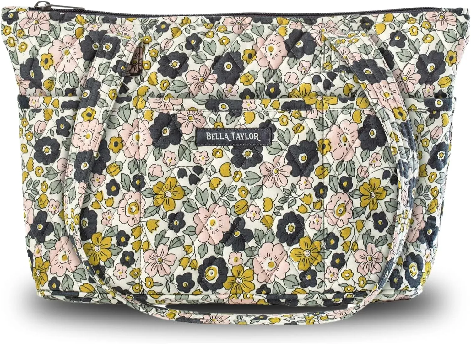 Bella Taylor Small Tote | Lightweight Quilted Fabric Purses for Women