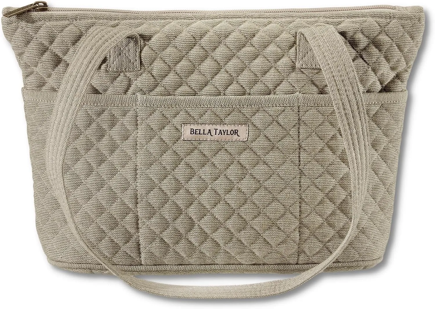 Bella Taylor Small Tote | Lightweight Quilted Fabric Purses for Women
